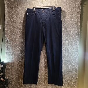 AG Adriano Goldschmied The Everett Jean Men 36X34 (37X30)Navy Slim Fit Straight